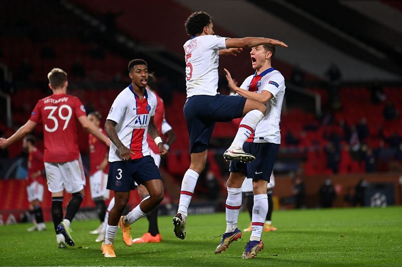 Marquinhos put PSG in the lead against Manchester United in the second half