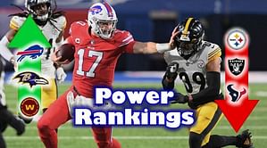 NFL Power Rankings heading into the final three weeks of the season