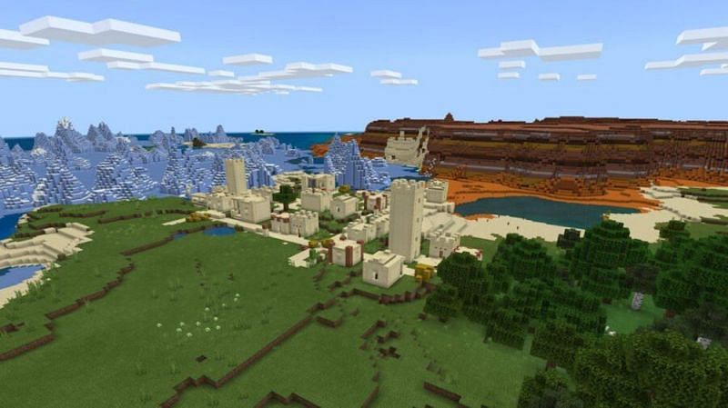 5 Best Minecraft Pe Seeds With All Biomes