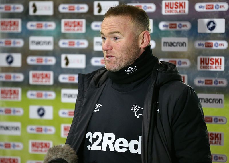 Wayne Rooney earned his first win as Derby County interim boss at the weekend