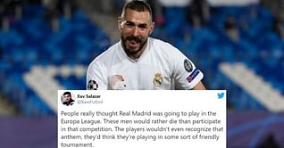 Twitter explodes as Karim Benzema's brace secures qualification for Real Madrid