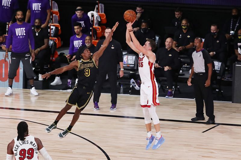 Duncan Robinson was a key member of the Miami Heat's offense last year