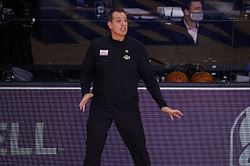 NBA News Roundup: LeBron James and Anthony Davis unlikely to feature in LA Lakers preseason opener reveals Frank Vogel, starting line-up still undecided