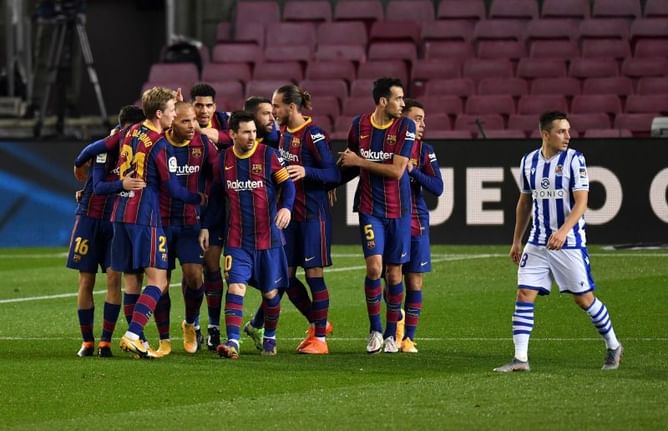 Barcelona 2-1 Real Sociedad: Player Ratings as Catalans edge league leaders to crucial victory | La Liga 2020-21