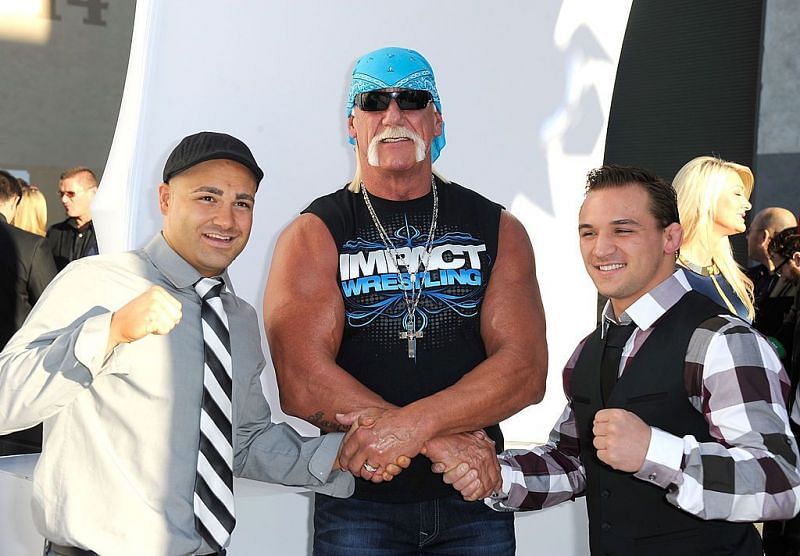 Eddie Alvarez, Hulk Hogan, and Michael Chandler