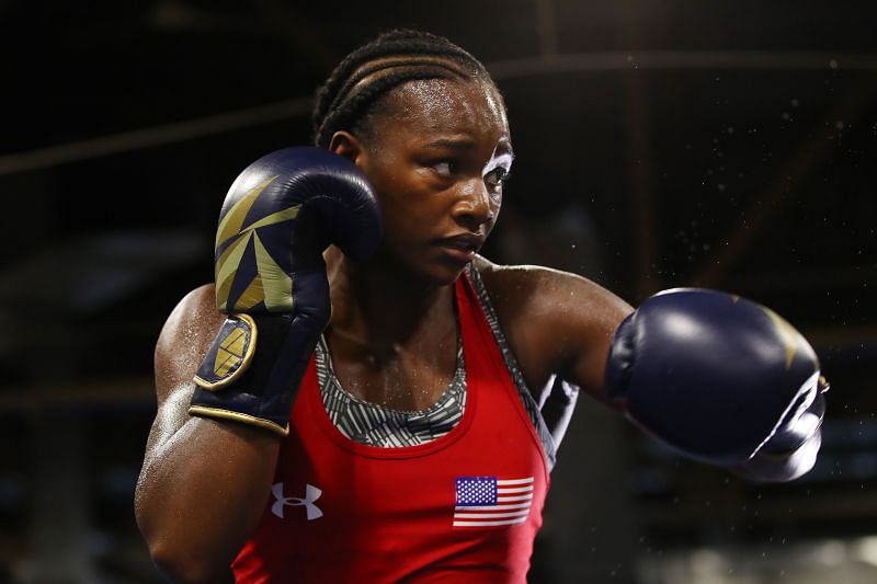 Claressa Shields v Ivana Habazin - Media Workout