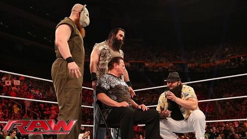 Jerry Lawler with The Wyatt Family
