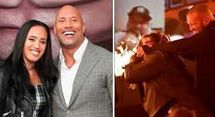 The Rock's daughter Simone Johnson has hilarious reaction to The Fiend being set on fire at TLC 2020