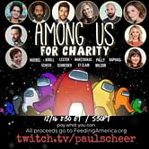 Comedians will be playing Among Us for charity tonight