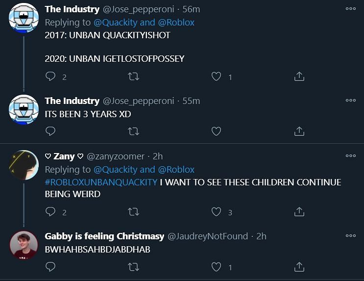 Roblox Bans Quackity Twitter Explodes With Quackity Is Bald Movement - how to get unbanned from roblox 2020