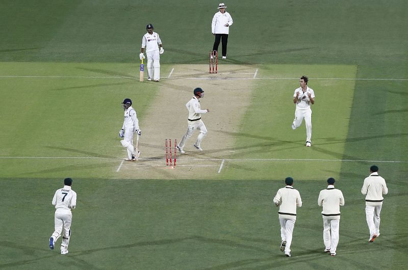 Prithvi Shaw&#039;s stumps are left in a mess by Pat Cummins
