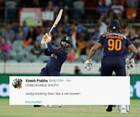 IND v AUS 2020: 'Treating Starc like a net bowler' - Twitterati heap praise on Ravindra Jadeja for 23-ball 44* against Australia
