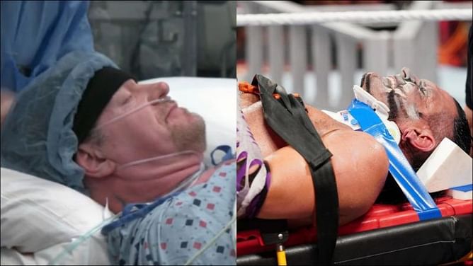 5 times WWE Superstars had to be legitimately stretchered out of the ring