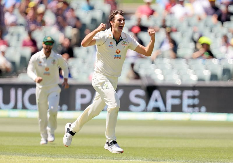 Pat Cummins finished with figures of 10.2-4-21-4 in the second innings of the Adelaide Test.