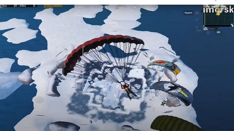 Winter Castle in PUBG Mobile (Image via Lucky / YouTube)