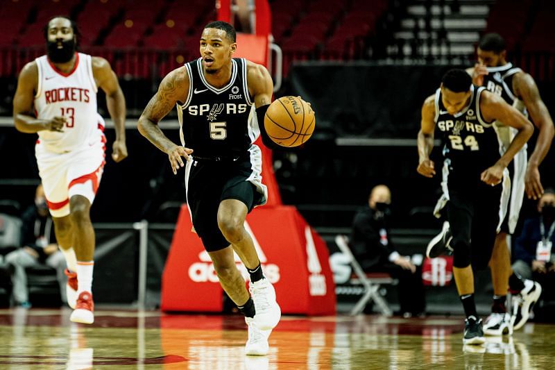 Dejounte Murray in action [Image: Spurs Twitter]