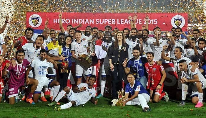 Chennaiyin FC lift their second ISL Trophy