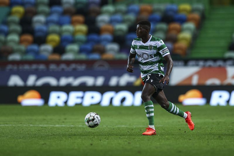 Nuno Mendes in action for Sporting