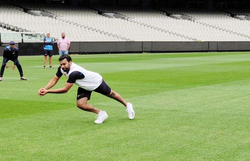 Rohit Sharma began training ahead of the 3rd India vs Australia Test