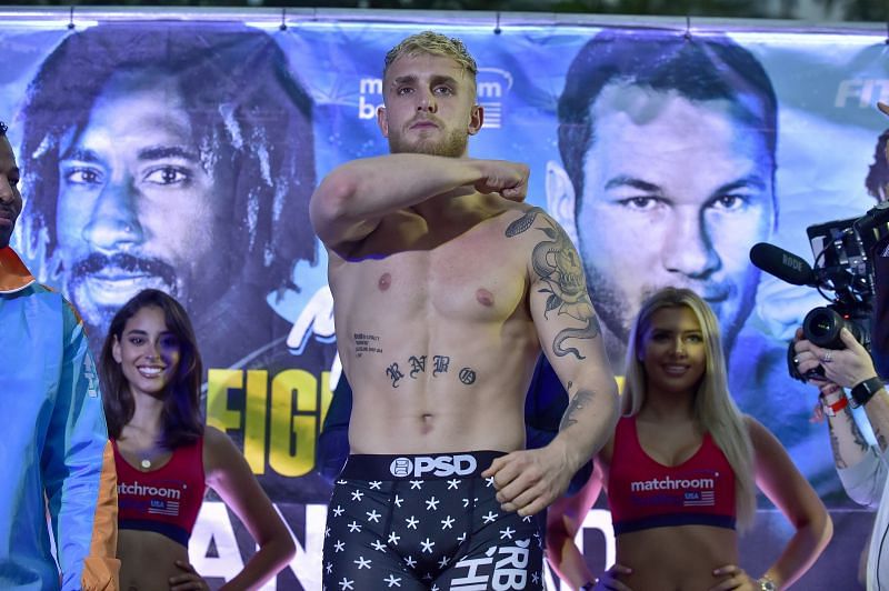 Jake Paul weigh-in
