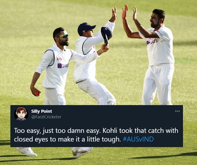 Virat Kohli took a super catch to dismiss Cameron Green