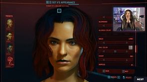 "Am I going to get banned?": Pokimane exposes her character in Cyberpunk 2077