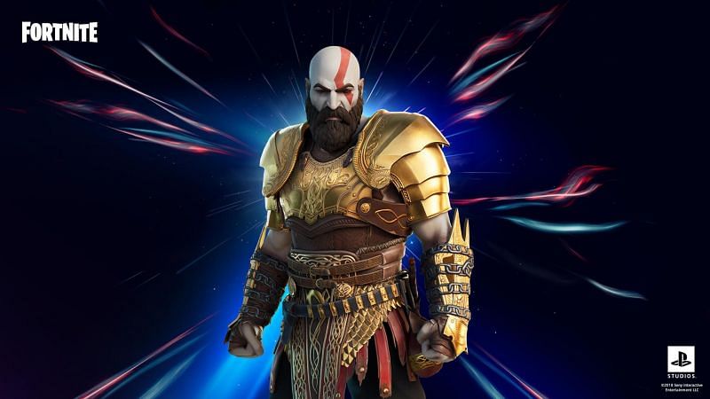 God of War, Kratos enters the battlefield in Fortnite (Image via Epic Games)