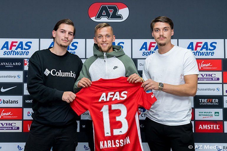 Jesper Karlsson joined AZ Alkmaar in the summer