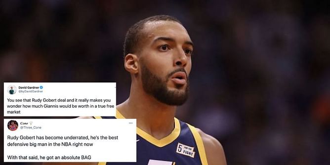 NBA: Twitter explodes as Rudy Gobert signs a $205m Supermax extension with the Utah Jazz ahead of 2020-21 campaign