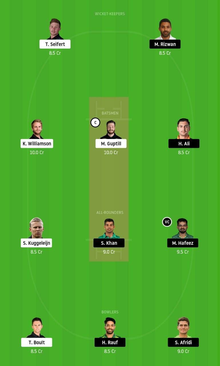 NZ vs PAK Dream11 Tips