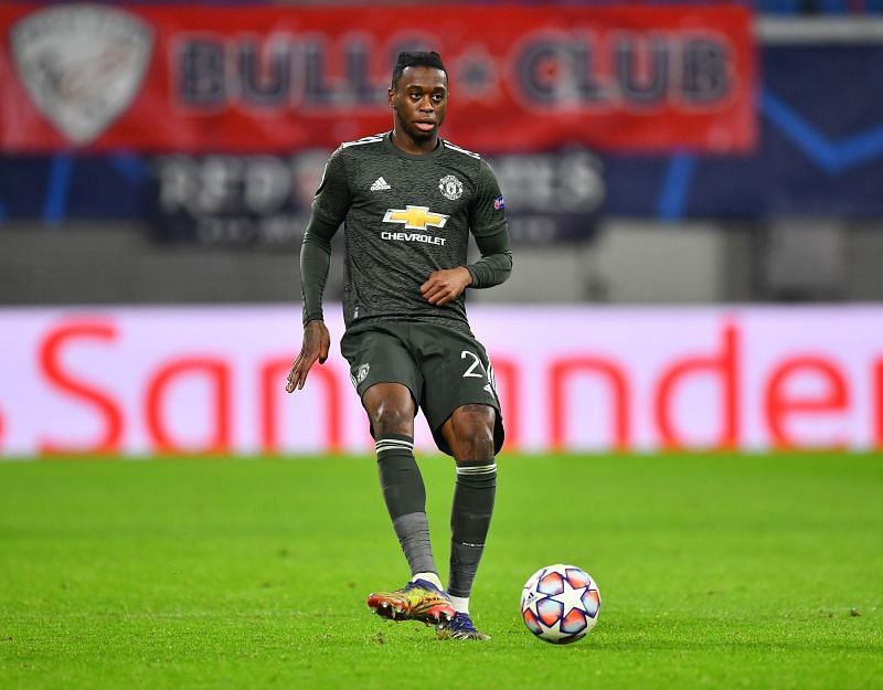 Manchester United right-back Aaron Wan-Bissaka.