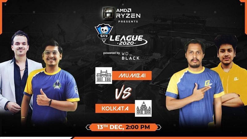 Team Mumbai vs Team Kolkata promotion at the Skyesports Valorant League 2020 (Image via Skyesports)