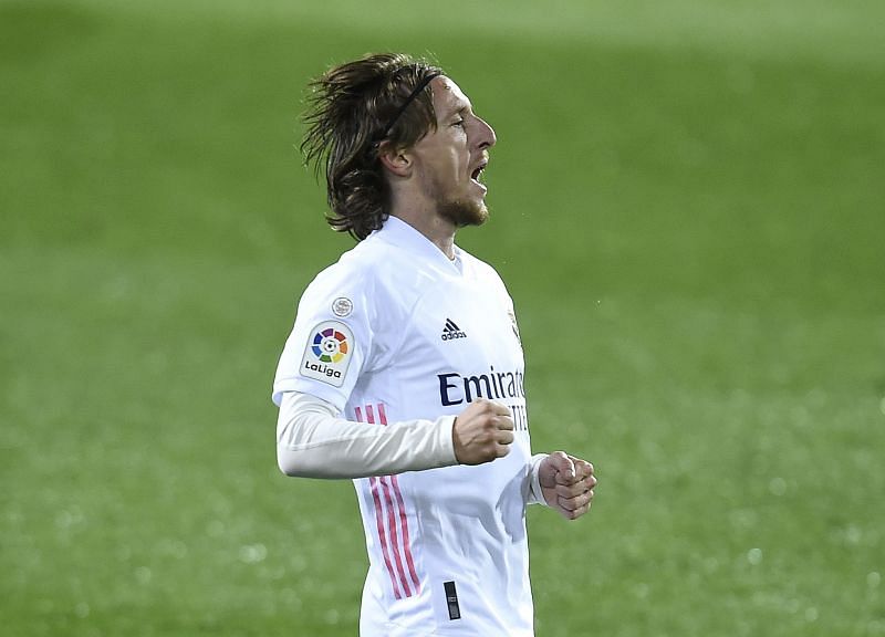 Luka Modric in action for Real Madrid