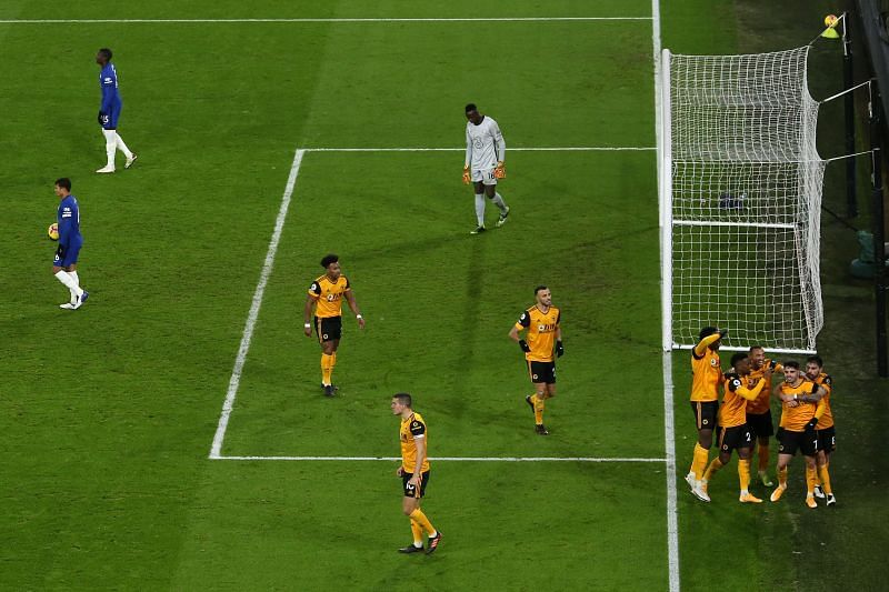 Wolverhampton Wanderers beat Chelsea 2-1 in the Premier League
