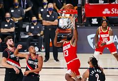 Houston Rockets vs Portland Trail Blazers Prediction - Combined Starting 5 featuring James Harden and Damian Lillard