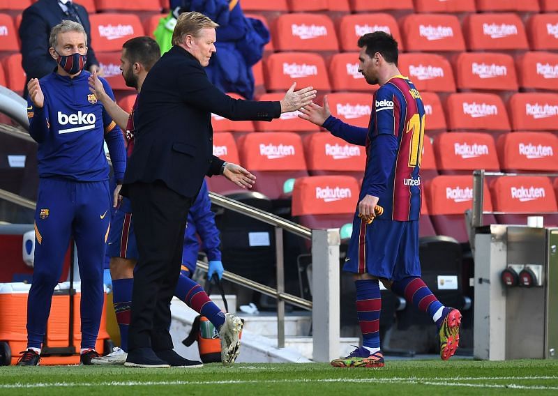 Ronald Koeman will be hoping that Lionel Messi gets back to his best soon.