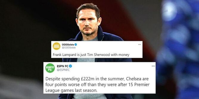 Twitter explodes after Chelsea's damaging 3-1 defeat against Arsenal