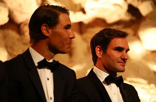 Rafael Nadal and Roger Federer