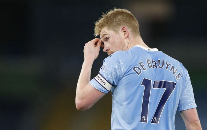 KDB cut a frustrated figure after the West Brom game.