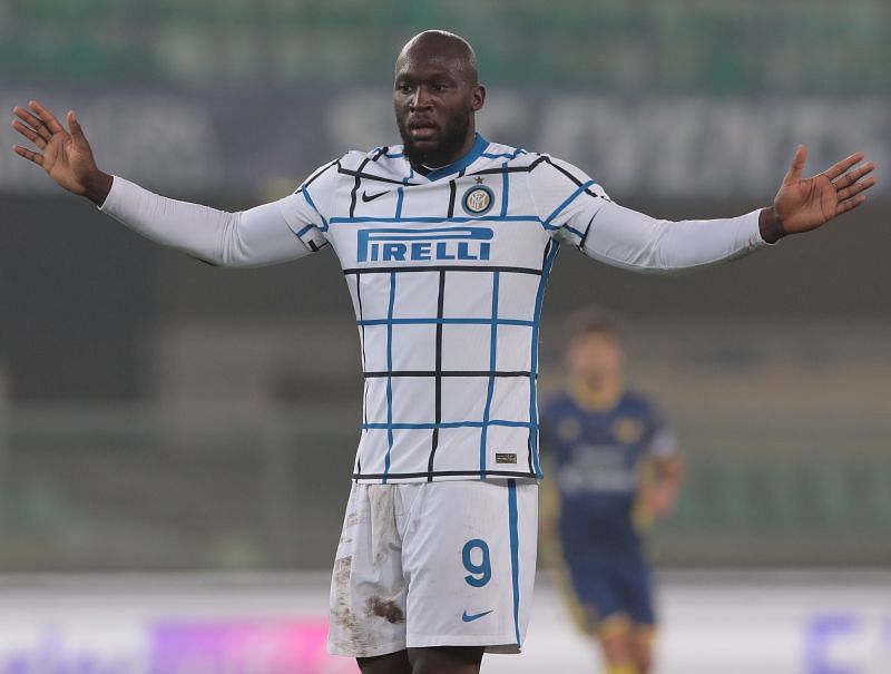 Romelu Lukaku in action for Inter Milan