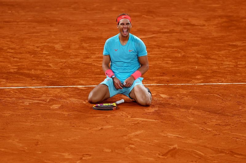 Rafael Nadal at the 2020 French Open