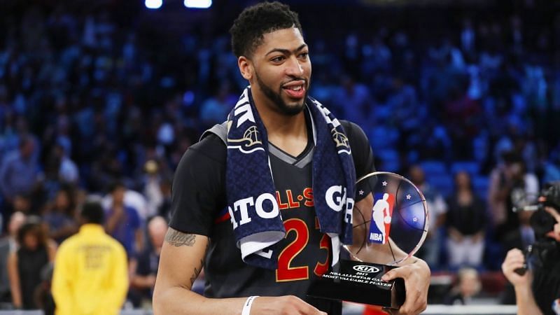 Anthony Davis in the 2017 NBA All-Star Game