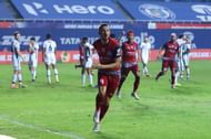 Jamshedpur FC's Nerijus Valskis continues to impress. Courtesy: ISL