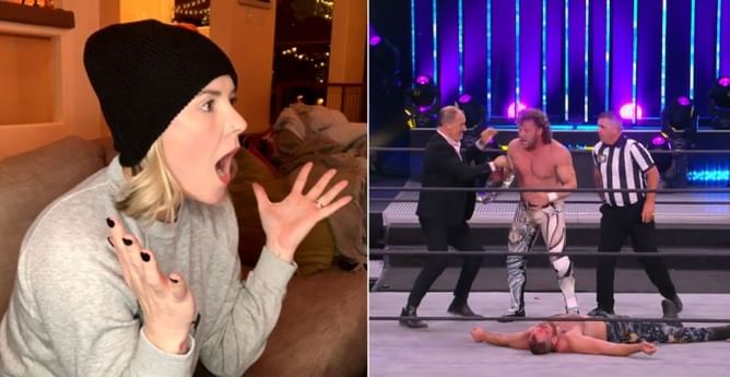 Renee Paquette's live reaction to Jon Moxley losing AEW World title [Watch]
