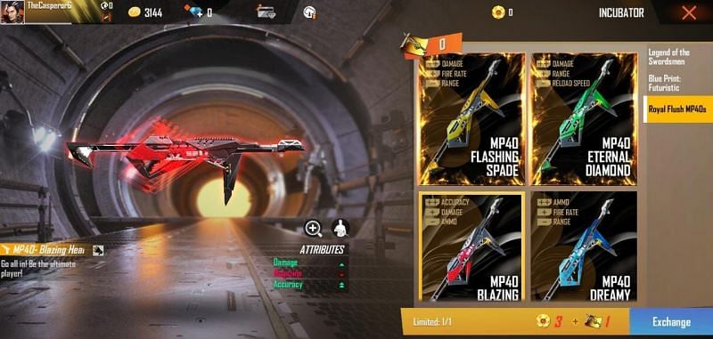 How to get Poker MP40 in Free Fire: Step-by-step guide
