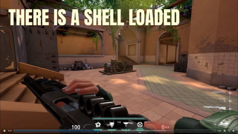 The Bucky has a shell even on 0 bullets (Image via u/ArfieCat)