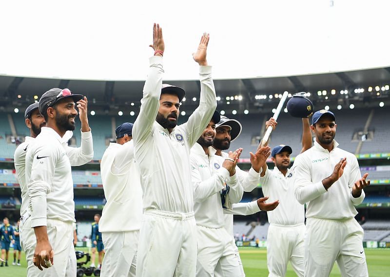 India after winning at the MCG in 2018