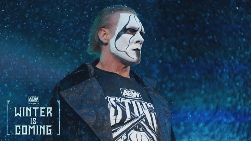 Sting made his shocking debut at AEW Winter Is Coming.