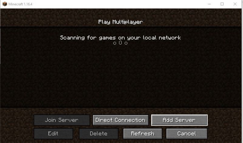 Minecraft server list