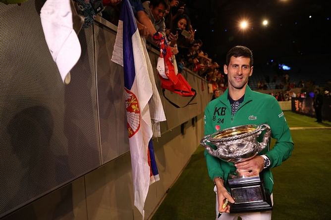Novak Djokovic is bookies' favorite to win 2021 Australian Open, Wimbledon & US Open; Roger Federer not even 2nd favorite anywhere